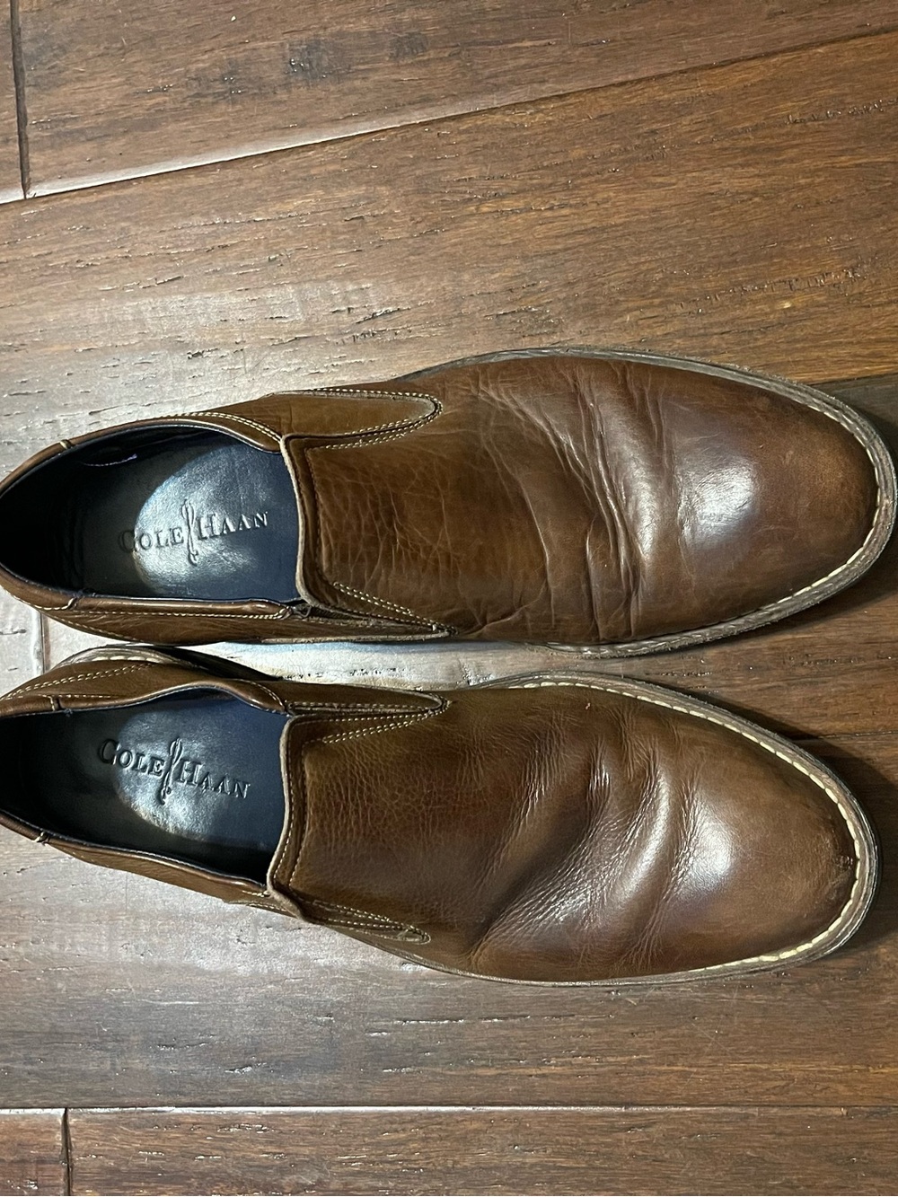 Cole Haan Men's Air Stratton Slip-On 11.5 Brown Leather C10801